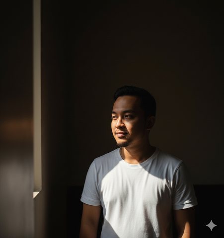Beam of window light, example result