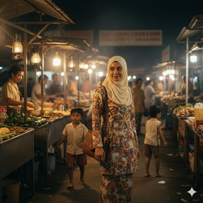 1970s pasar malam, example result